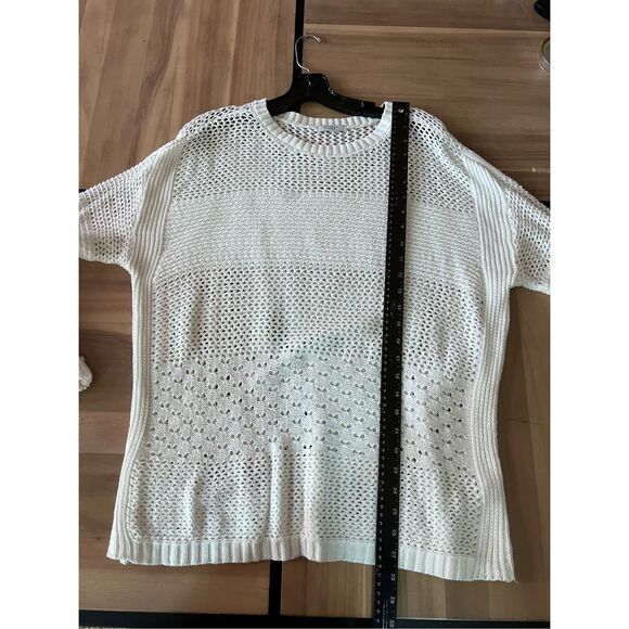 Avon Studio 1886 Open Weave Drop Shoulder Sweater Size xl - Picture 6 of 7